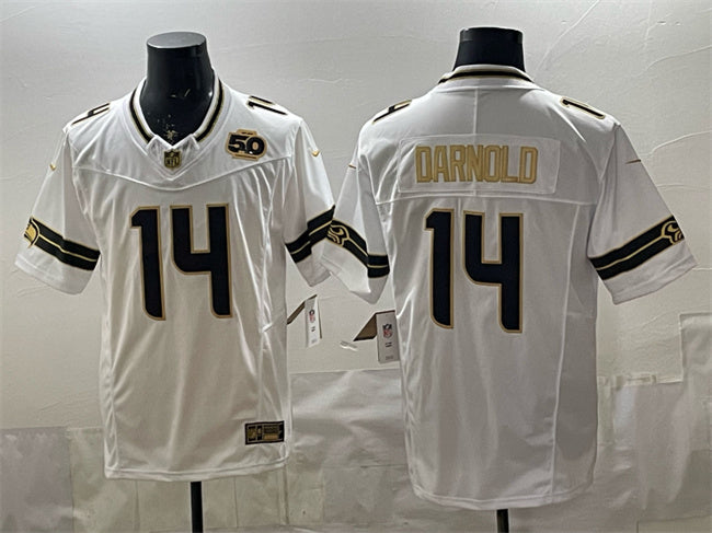 Sam Darnold Seattle Seahawks white Vapor jersey