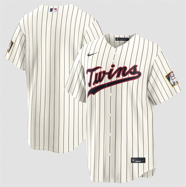 Custom Minnesota Twins cream jersey