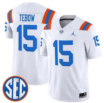 Tim Tebow Florida Gators white Vapor jersey