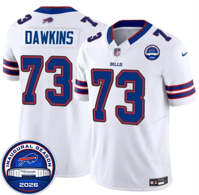 Dion Dawkins Buffalo Bills white jersey