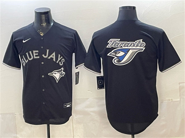 Team Big Logo Toronto Blue Jays black Limited jersey