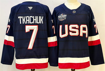 Keith Tkachuk Team USA Hockey navy jersey