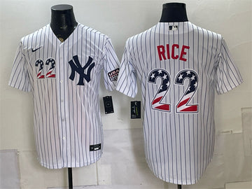 Ben Rice New York Yankees white Home jersey