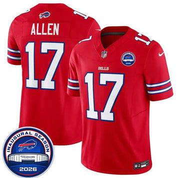 Josh Allen Buffalo Bills red jersey