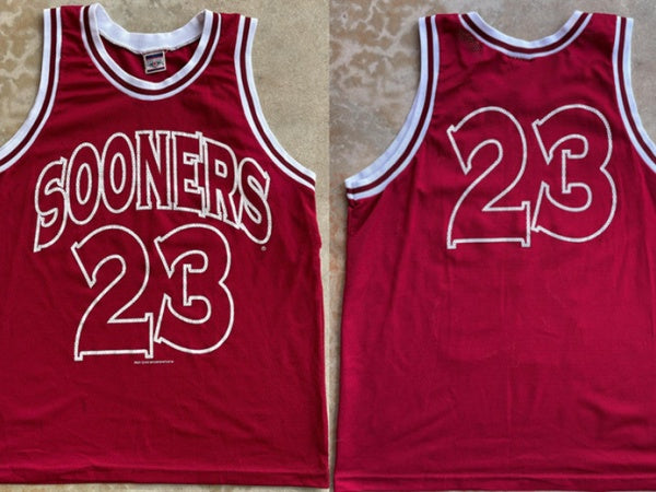 Wayman Tisdale Oklahoma Sooners red jersey
