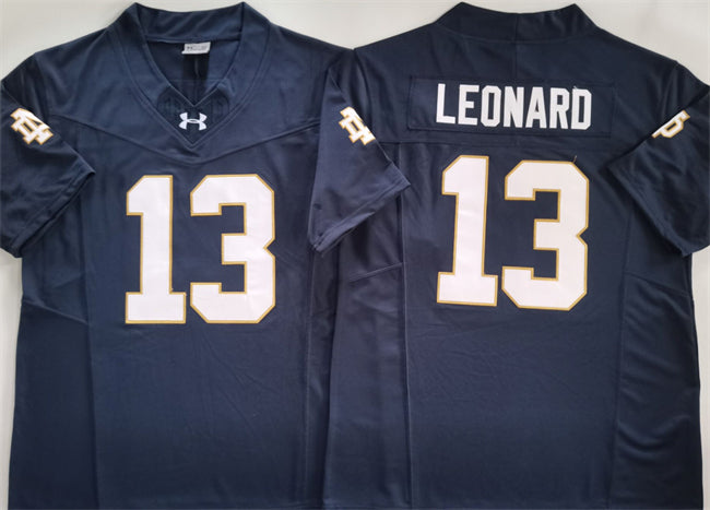 Riley Leonard Notre Dame Fighting Irish navy Limited jersey