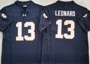Riley Leonard Notre Dame Fighting Irish navy Limited jersey