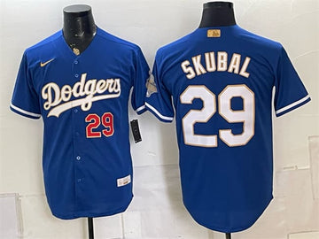 Tarik Skubal Los Angeles Dodgers royal Gold Collection jersey