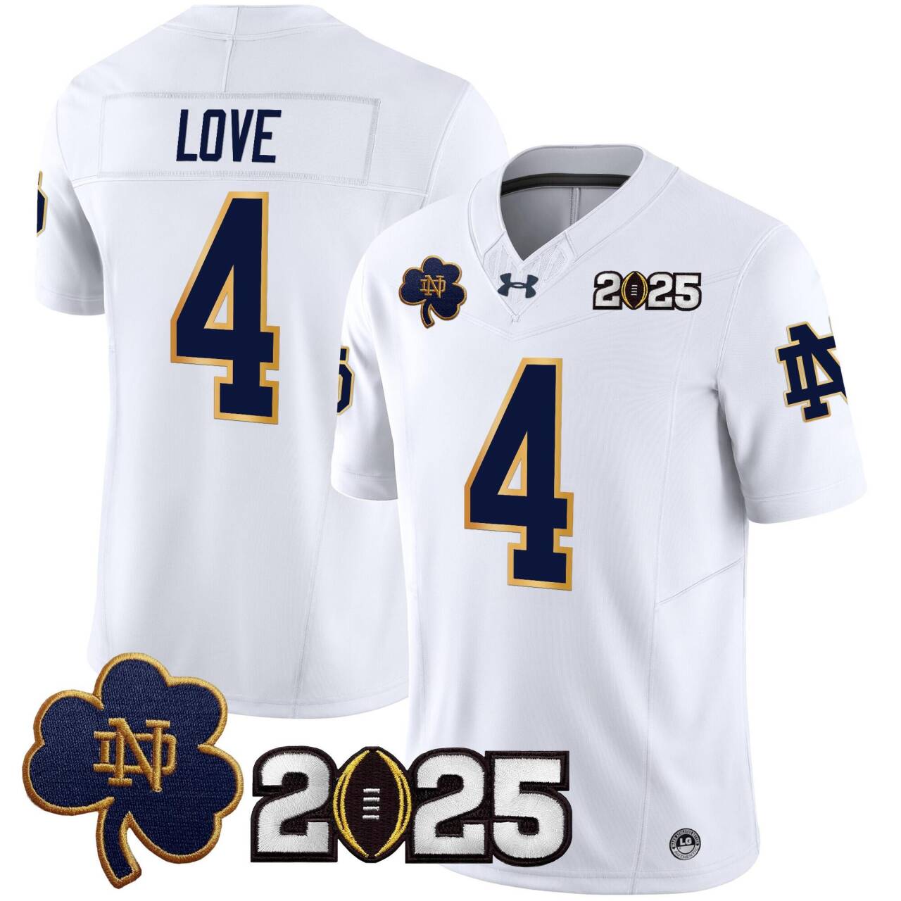 Beaux Collins Notre Dame Fighting Irish white Limited jersey