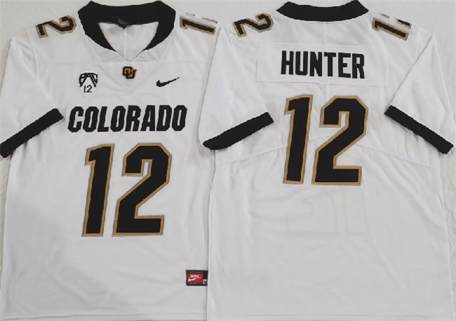 Travis Hunter Colorado Buffaloes white jersey