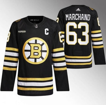 Brad Marchand Boston Bruins black jersey