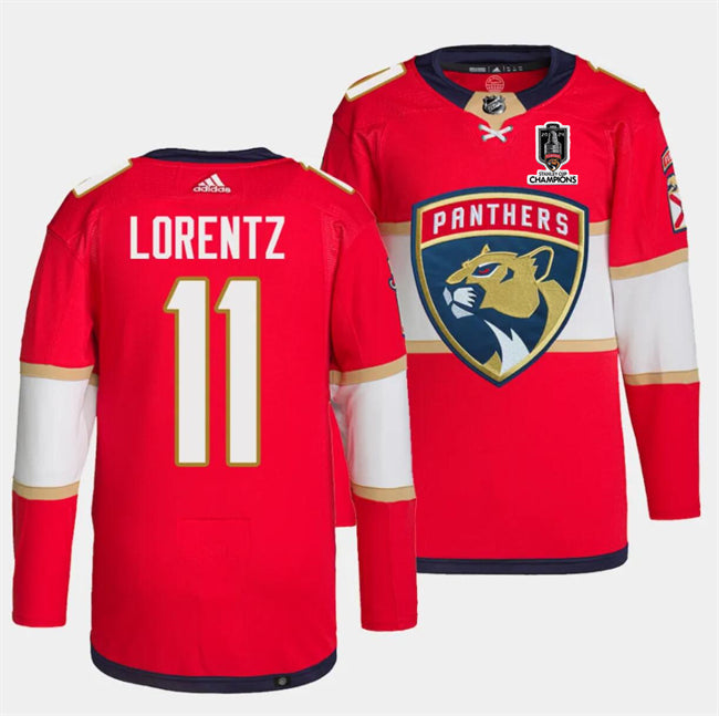 Steven Lorentz Florida Panthers red Home jersey