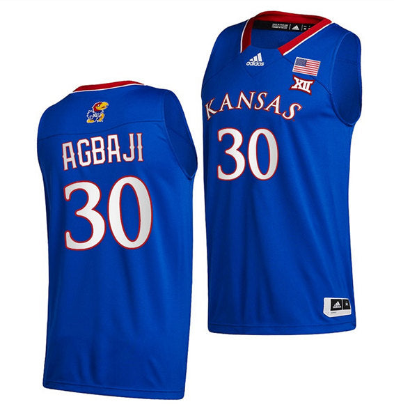 Custom Kansas Jayhawks royal jersey
