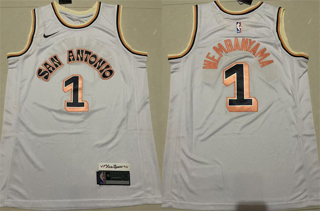 Victor Wembanyama San Antonio Spurs blue City Edition jersey