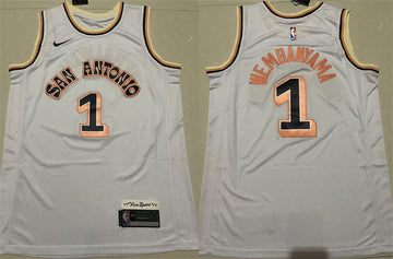 Victor Wembanyama San Antonio Spurs blue City Edition jersey