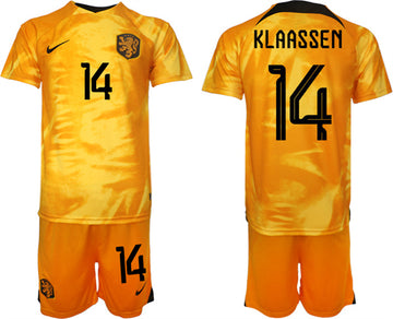 Klaassen Netherlands National Team orange Home jersey