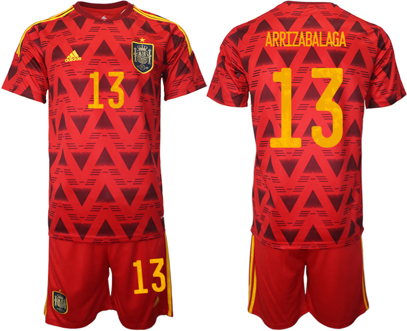 Arrizabalaga Spain National Team red Home jersey