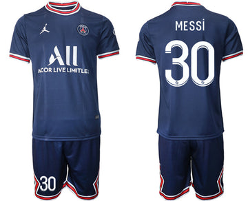 Lionel Messi Paris Saint-Germain blue jersey