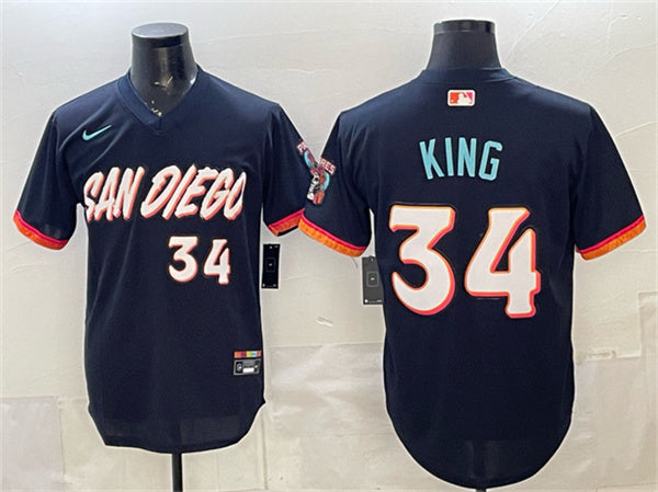 Michael King Obsidian San Diego Padres City Connect jersey
