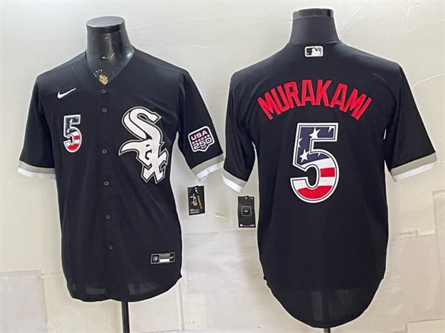 Munetaka Murakami Chicago White Sox black jersey
