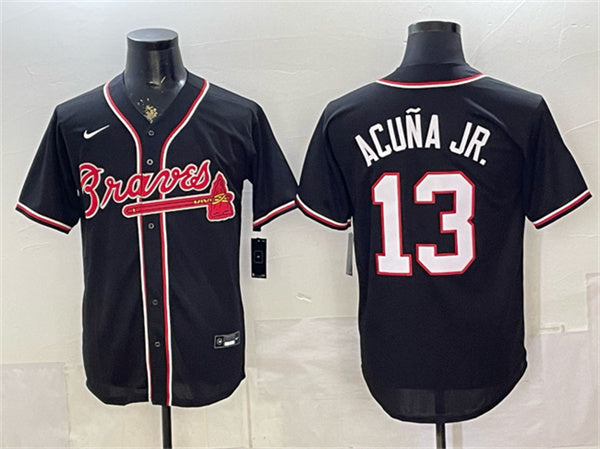 Ronald Acuña Jr Atlanta Braves black Fashion jersey