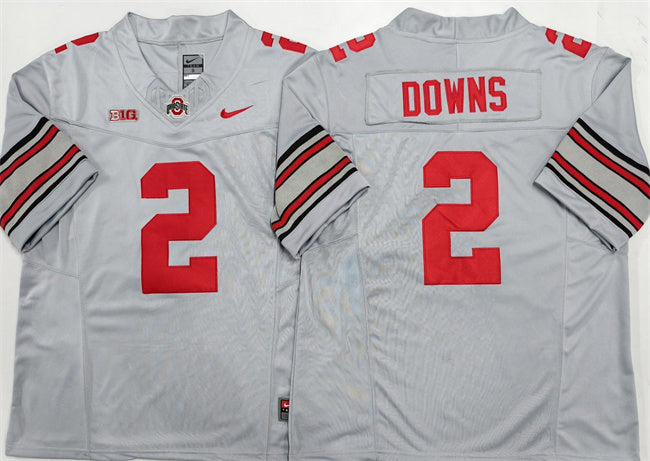 Caleb Downs Ohio State Buckeyes gray Limited jersey