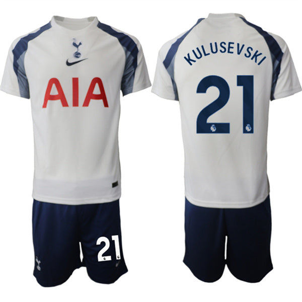 Dejan Kulusevski Tottenham Hotspur white Home jersey
