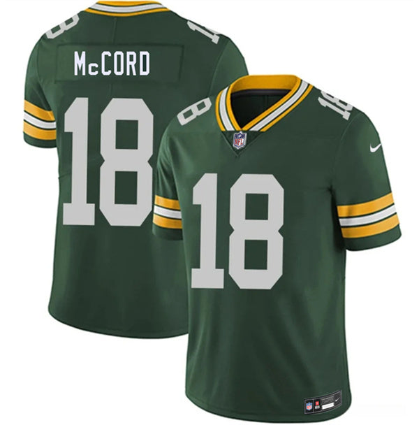 Kyle McCord Green Bay Packers green Vapor jersey