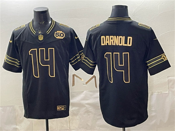 Sam Darnold Seattle Seahawks black Vapor jersey