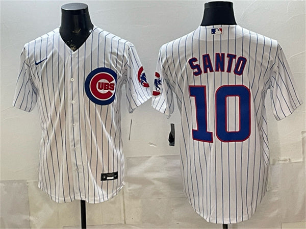 Ron Santo Chicago Cubs white jersey
