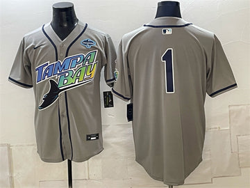 Tampa Bay Rays gray Vapor jersey