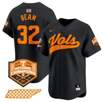 Drew Beam Tennessee Volunteers black Vapor jersey