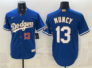 Max Muncy Los Angeles Dodgers royal Gold Collection jersey