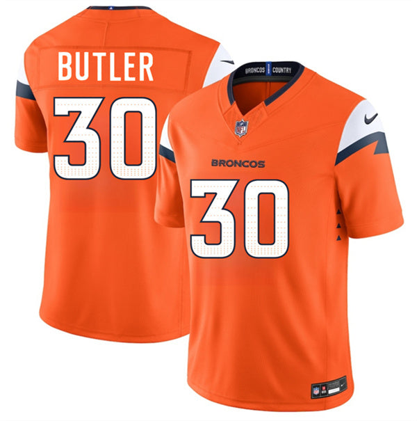 Hakeem Butler Denver Broncos orange Vapor jersey