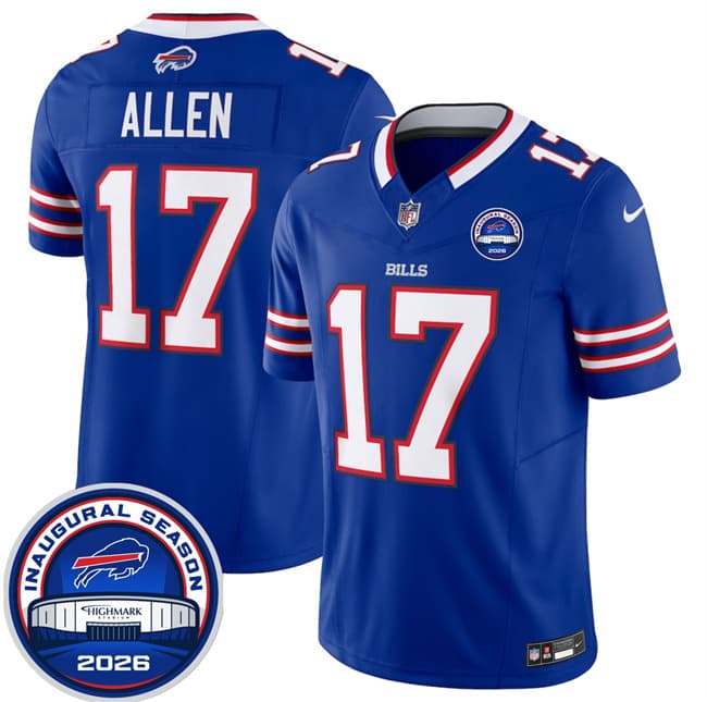 Josh Allen Buffalo Bills blue jersey