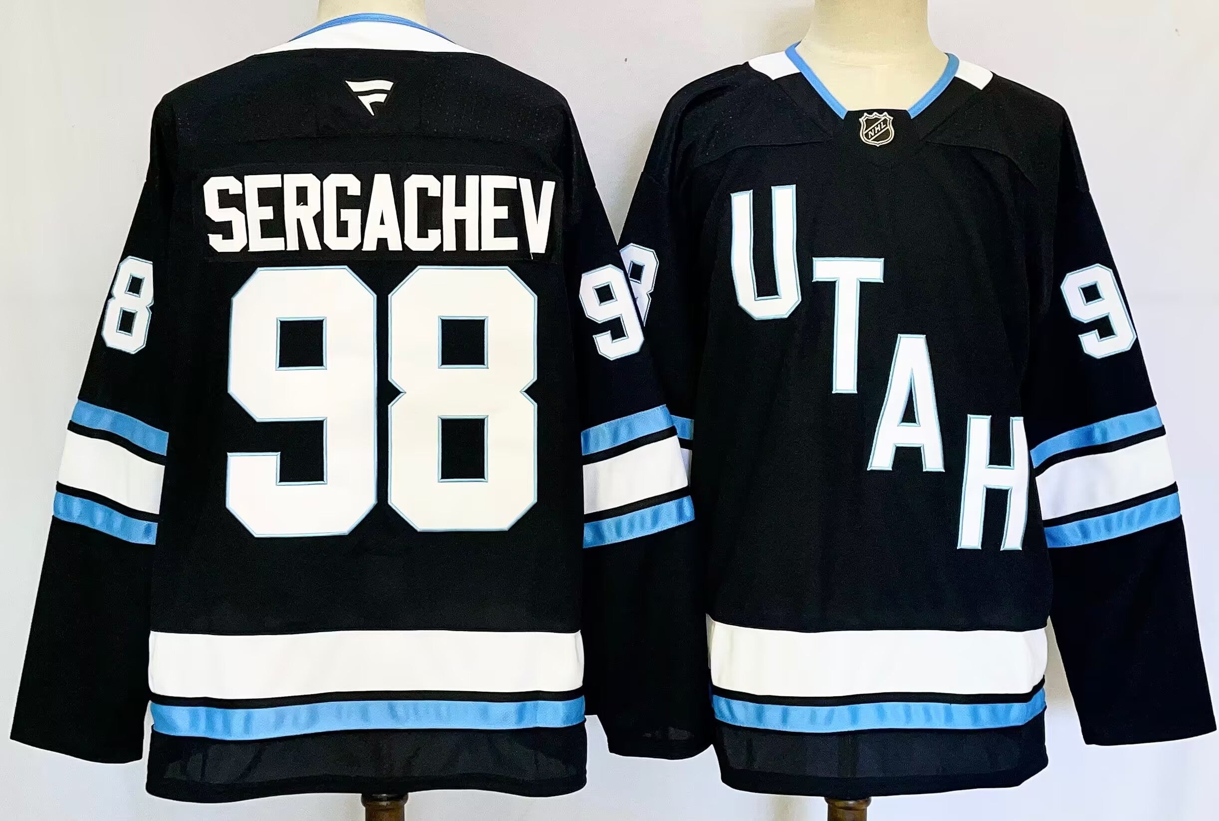 Mikhail Sergachev Utah Mammoth navy jersey