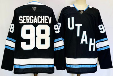 Mikhail Sergachev Utah Mammoth navy jersey