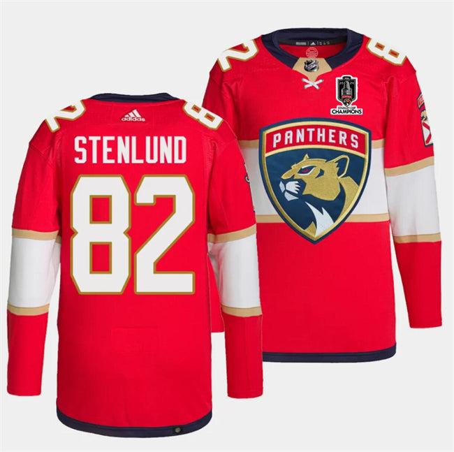 Kevin Stenlund Florida Panthers red Home jersey