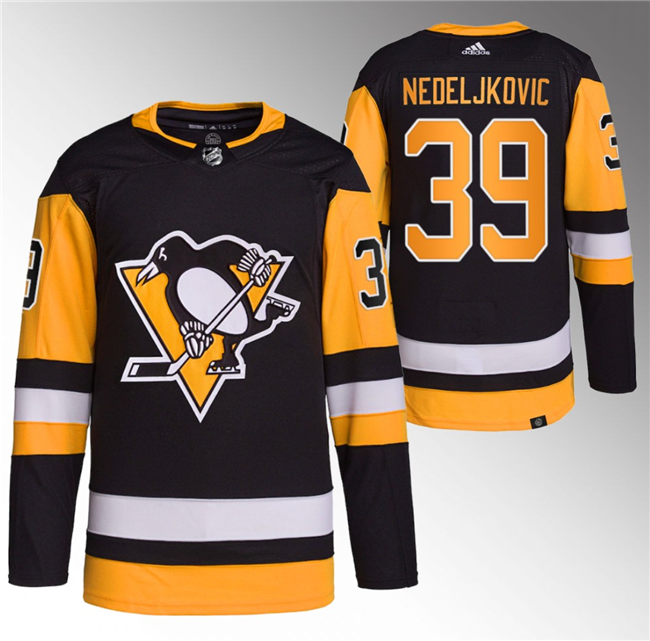 Alex Nedeljkovic Pittsburgh Penguins black jersey