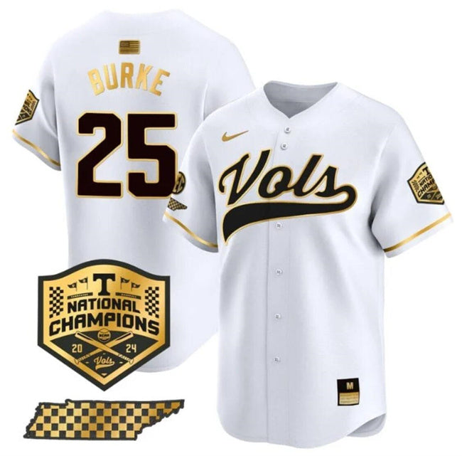 Blake Burke Tennessee Volunteers white Vapor jersey