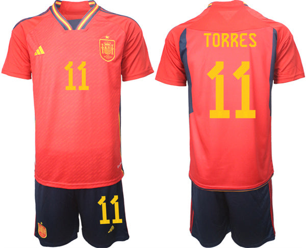 Torres Spain National Team red Home jersey