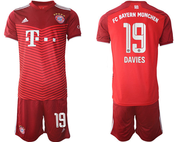 Alphonso Davies Bayern Munich red Home jersey
