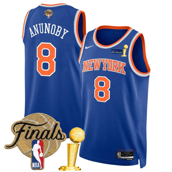 OG Anunoby New York Knicks blue jersey