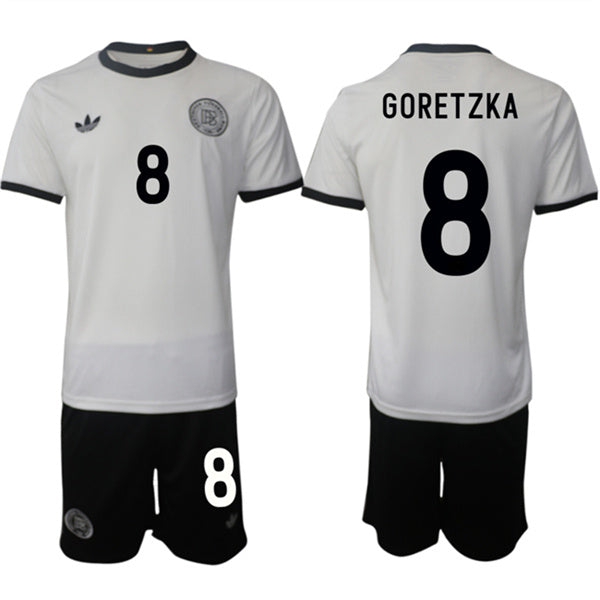 Leon Goretzka Germany National Team white Home jersey