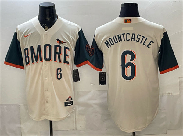 Ryan Mountcastle Natural Baltimore Orioles City Connect jersey