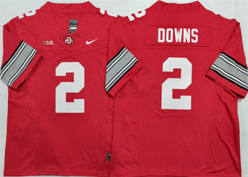 Caleb Downs Ohio State Buckeyes red Limited jersey