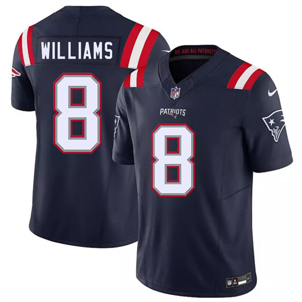 Kyle Williams New England Patriots navy Vapor jersey