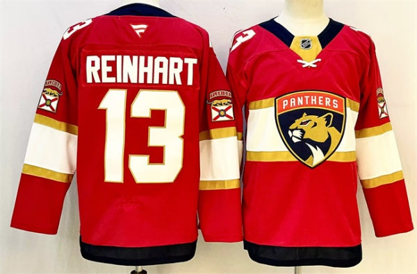 Sam Reinhart Florida Panthers red Home jersey