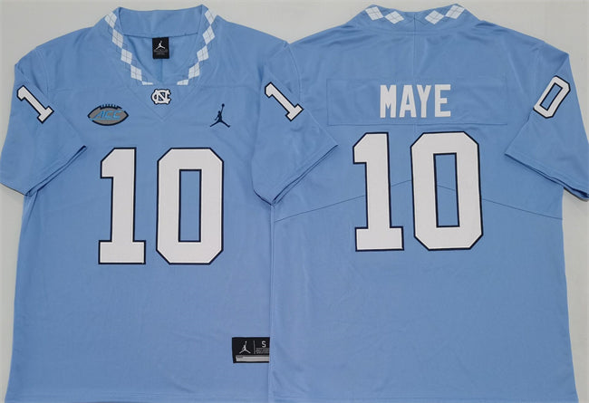 Drake Maye Little North Carolina Tar Heels blue Limited jersey