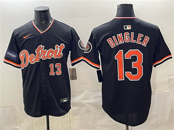Dillon Dingler Detroit Tigers black Vapor jersey